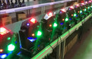 GobekUsa 24-Led Moving Head Laser Light Bar Strobe, Red/Green Laser, KTV Light