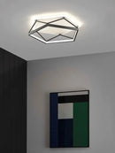GobekUsa Geometric LED Ceiling Lamp_Nordic Minimalist Design for Modern Bedroom