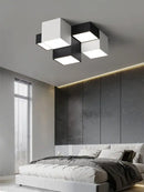 GobekUsa Bedroom Ceiling Lamp: New Modern Master Bedroom Lighting, Nordic Design, Black&White