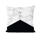 Modern geometric black & white pillowcase set – living room cushion by Decorbites