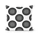 Modern geometric black & white pillowcase set – living room cushion by Decorbites
