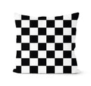 Modern geometric black & white pillowcase set – living room cushion by Decorbites