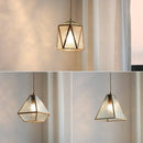 GobekUsa Blue Glass LED Pendant Light Fixture Modern Nordic Wire Hanging Lamp
