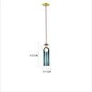GobekUsa Glass Chandelier: Adjustable Shape, LED Decorative Lamps for Restaurant, Bedroom, Bar.