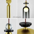 GobekUsa Glass Chandelier: Adjustable Shape, LED Decorative Lamps for Restaurant, Bedroom, Bar.