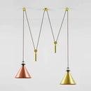 GobekUsa Glass Chandelier: Adjustable Shape, LED Decorative Lamps for Restaurant, Bedroom, Bar.