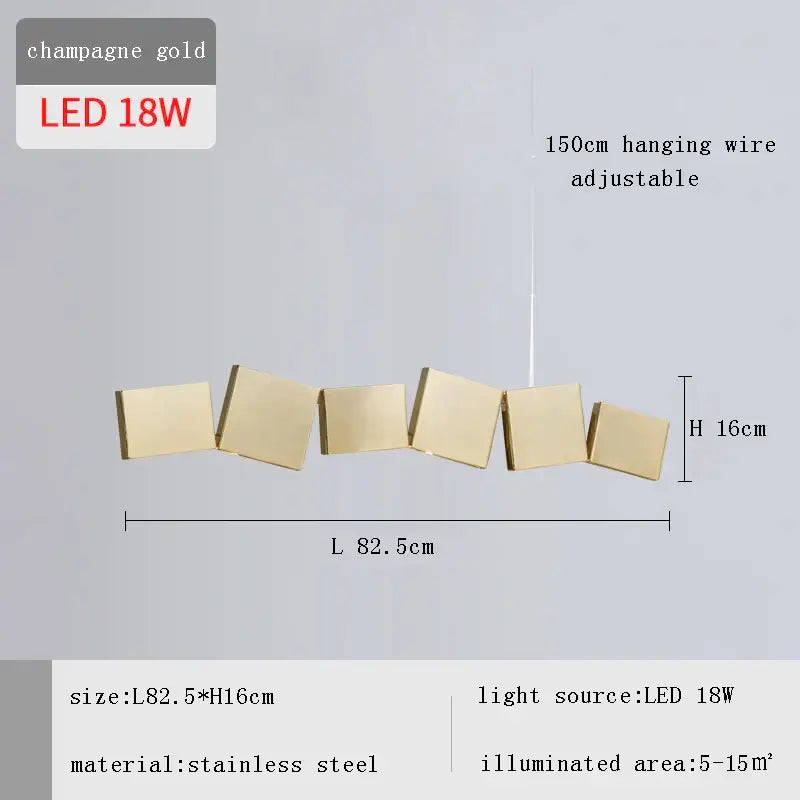 GobekUsa Box Shape Pendant Light for Dining Table Bar Kitchen Island Decor, photo 8 of 15