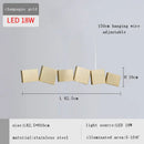 GobekUsa Box Shape Pendant Light for Dining Table Bar Kitchen Island Decor