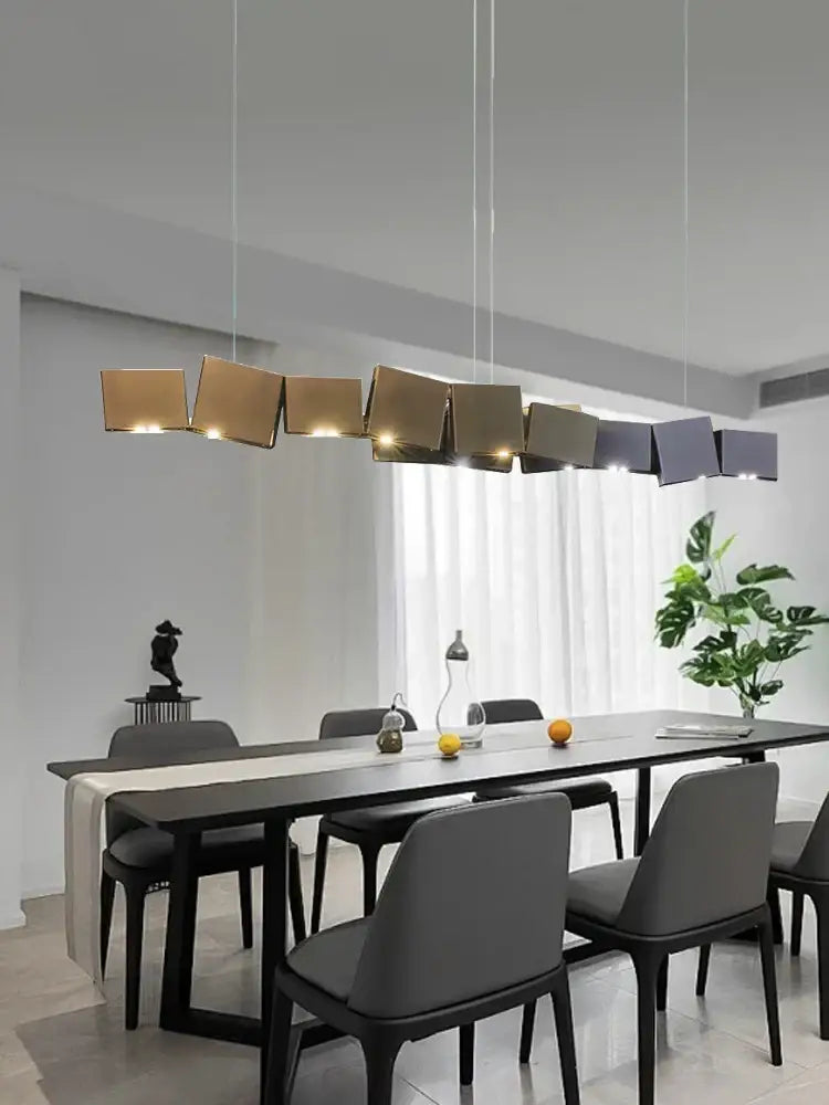 GobekUsa Box Shape Pendant Light for Dining Table Bar Kitchen Island Decor, photo 3 of 15