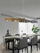 GobekUsa Box Shape Pendant Light for Dining Table Bar Kitchen Island Decor