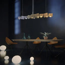GobekUsa Box Shape Pendant Light for Dining Table Bar Kitchen Island Decor
