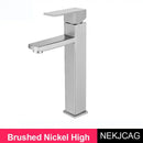 GobekUsa Brushed Gold Bathroom Basin Faucet Single Lever Vessel Sink Mixer Tap