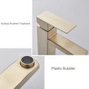 GobekUsa Brushed Gold Bathroom Basin Faucet Single Lever Vessel Sink Mixer Tap