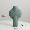 GobekUsa Geometric Ceramic Vase for Stylish Floral Arrangements