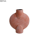 GobekUsa Geometric Ceramic Vase for Stylish Floral Arrangements