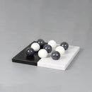 GobekUsa Geometric Chess Marble Ornament Set for Stylish Home Decor