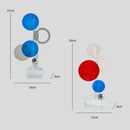 GobekUsa Geometric Crystal Circle Sculpture Ornaments Home Decor Figurines