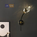 GobekUsa Crystal Copper Black LED Chandelier for Dinning Room