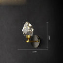 GobekUsa Crystal Copper Black LED Chandelier for Dinning Room