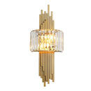 GobekUsa Crystal Gold Wall Lamp | Modern Minimalist LED Indoor Lighting for Living Room & Bedroom