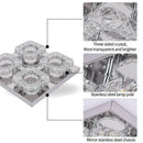 GobekUsa Smart LED Chandelier Modern Ceiling Lamp Remote Control for Living Dining Room
