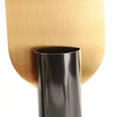 GobekUsa Geometric Cylinder Vase with Artificial Flowers - Modern Home Decor