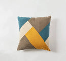 Modern geometric embroidery cushion cover set living room decor by Decorbites