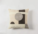 Modern geometric embroidery cushion cover set living room decor by Decorbites