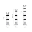 GobekUsa Geometric Glass Candle Holder Block Design Home Decor Accessory