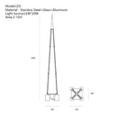 GobekUsa Glass Cone Chandelier: Height Adjustable Luxury Art Indoor Pendant Lamp