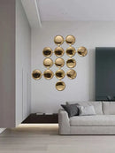GobekUsa Italian 2025 Glossy Gold LED Wall Sconces - Modern Home Decor