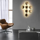 GobekUsa Italian 2025 Glossy Gold LED Wall Sconces - Modern Home Decor