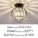 GobekUsa Crystal Glass LED Chandelier for Modern Living, Study, and Aisle Lighting
