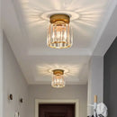 GobekUsa Crystal Glass LED Chandelier for Modern Living, Study, and Aisle Lighting