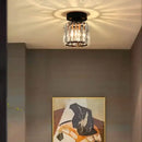 GobekUsa Crystal Glass LED Chandelier for Modern Living, Study, and Aisle Lighting