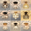 GobekUsa Crystal Glass LED Chandelier for Modern Living, Study, and Aisle Lighting
