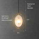GobekUsa Crystal LED Ceiling Chandelier: Modern Trendy Bedroom Pendant Light