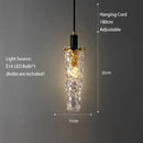 GobekUsa Crystal LED Ceiling Chandelier | Modern Bedroom Pendant Lamp