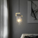 GobekUsa Crystal LED Ceiling Chandelier | Modern Bedroom Pendant Lamp