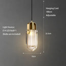GobekUsa Crystal LED Ceiling Chandelier | Modern Bedroom Pendant Lamp