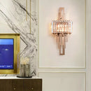 GobekUsa Crystal Wall Lamp: Modern Nordic Indoor Lighting for Living Room, Bedroom, and Staircase