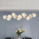GobekUsa E14 LED Glass Pendant Light - Modern Luxury Hanging Chandelier