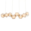 GobekUsa E14 LED Glass Pendant Light - Modern Luxury Hanging Chandelier