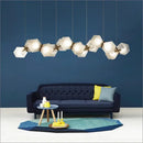 GobekUsa E14 LED Glass Pendant Light - Modern Luxury Hanging Chandelier