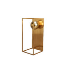 GobekUsa Geometric Gold Frame Sculpture Decorative Figurines Metal Home Decor