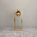 GobekUsa Geometric Gold Frame Sculpture Decorative Figurines Metal Home Decor
