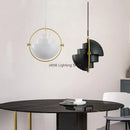 GobekUsa Iron Deformable Pendant Lamp for Home Decor LED Lighting