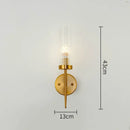 GobekUsa Gold Metal Glass LED Pendant Lights Chain Hanging Lamp