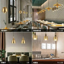 GobekUsa Gold Nordic Chandelier for Kitchen Bedroom Living Room Study Loft Aisle