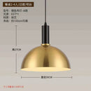 GobekUsa Gold Nordic Chandelier for Kitchen Bedroom Living Room Study Loft Aisle